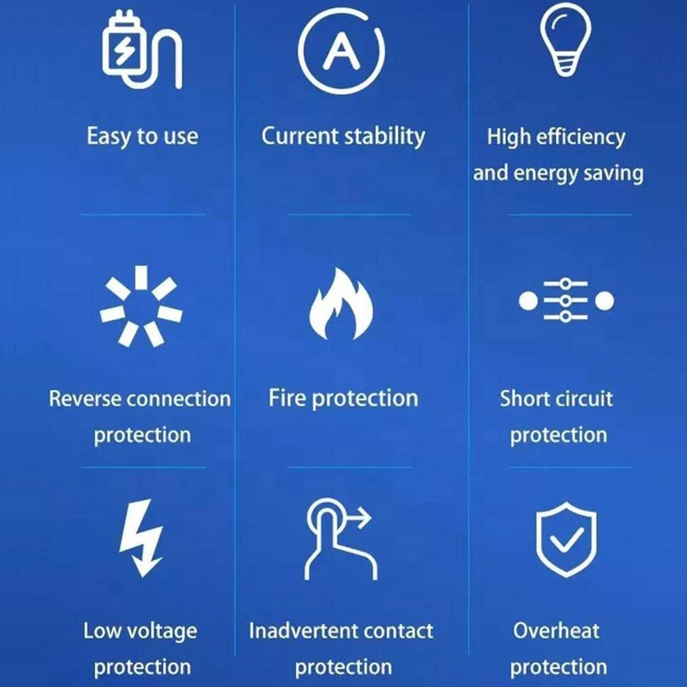 12V Car Battery Charger & Maintainer | Auto Trickle Charger for Truck RV Motorcycle | Portable Smart Battery Charger for Lead-Acid AGM GEL 12V Car Battery Charger & Maintainer | Auto Trickle Charger for Truck RV Motorcycle | Portable Smart Battery Charger for Lead-Acid AGM GEL