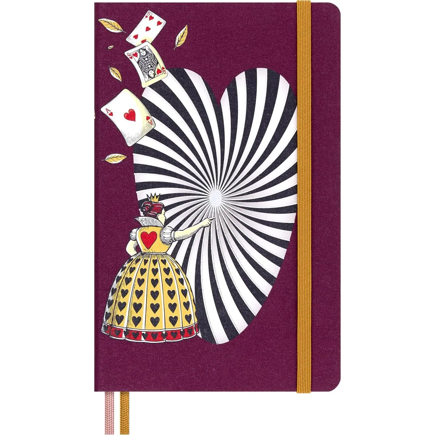 Moleskine Limited Edition Alice’s Adventures in Wonderland Queen of Hearts Notebook, Plain/Blank Pages, 176 Pages