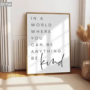 2D Flat, 1pc Unframed Positive Quote Canvas Paintings, Motivational Text Wall Art Poster, Minimalist Design Art Prints, Retro Wall Decor, Classic Decorations Posters, Modern Wall arts, Home Decor, For Living Room, Bedroom, Home Office, Frameless