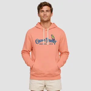 Tropical Hoodie - 80% Cotton 20% Polyester Regular Fit S-2XL Comfortable Relaxed Fit 80/20 Fleece Fabric