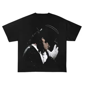 MJ Glove Streetwear Graphic Tee Shirt, Unisex Y2K Shirts, Michael Jackson T-Shirt