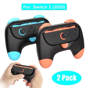2pcs Joy-Con Grips for Switch 2 Console Accessories, Joypad Hand Grip Controller Stand for Gaming, Enhanced Comfort & Grip Features