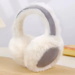 3P EXPERTS 3PX-EARMUFFS-GRY Foldable Suede Winter Earmuffs, Gray