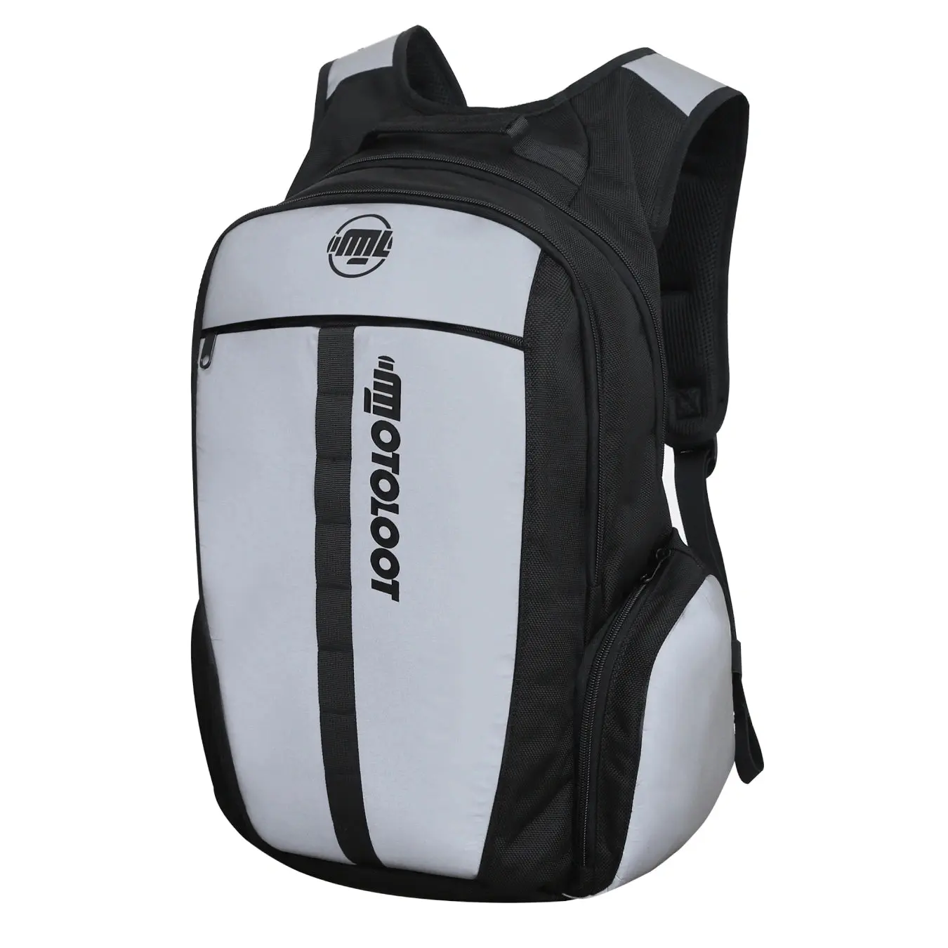 Insanely Reflective Motorcycle Backpack - Glowrider Insanely Reflective Motorcycle Backpack - Glowrider