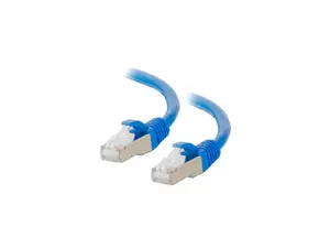 C2G 00792 Cat6 Cable - Snagless Shielded Ethernet Network Patch Cable, Blue (2 Feet, 0.60 Meters)