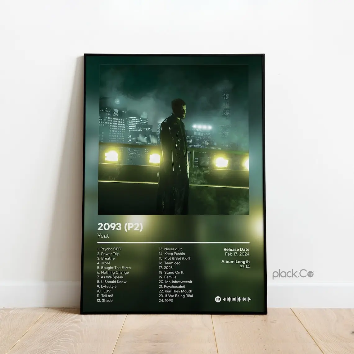 Yeat - 2093 (P2) - Custom Album Cover - Hip Hop Wall Art - Custom Album Print - Yeat Poster - Custom Album Poster - Yeat Rapper Poster