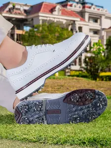Men's Professional Golf Shoes, Sports Shoes, Golf Casual Shoes, Comfortable Stud Design, Outdoor Activities, Walking, All-Day Wear, Performance Boost, Perfect for Golf Lovers
