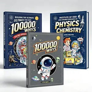 100000 Whys Kids Science Book Set | Fun Physics & Chemistry Encyclopedia Collection for Children