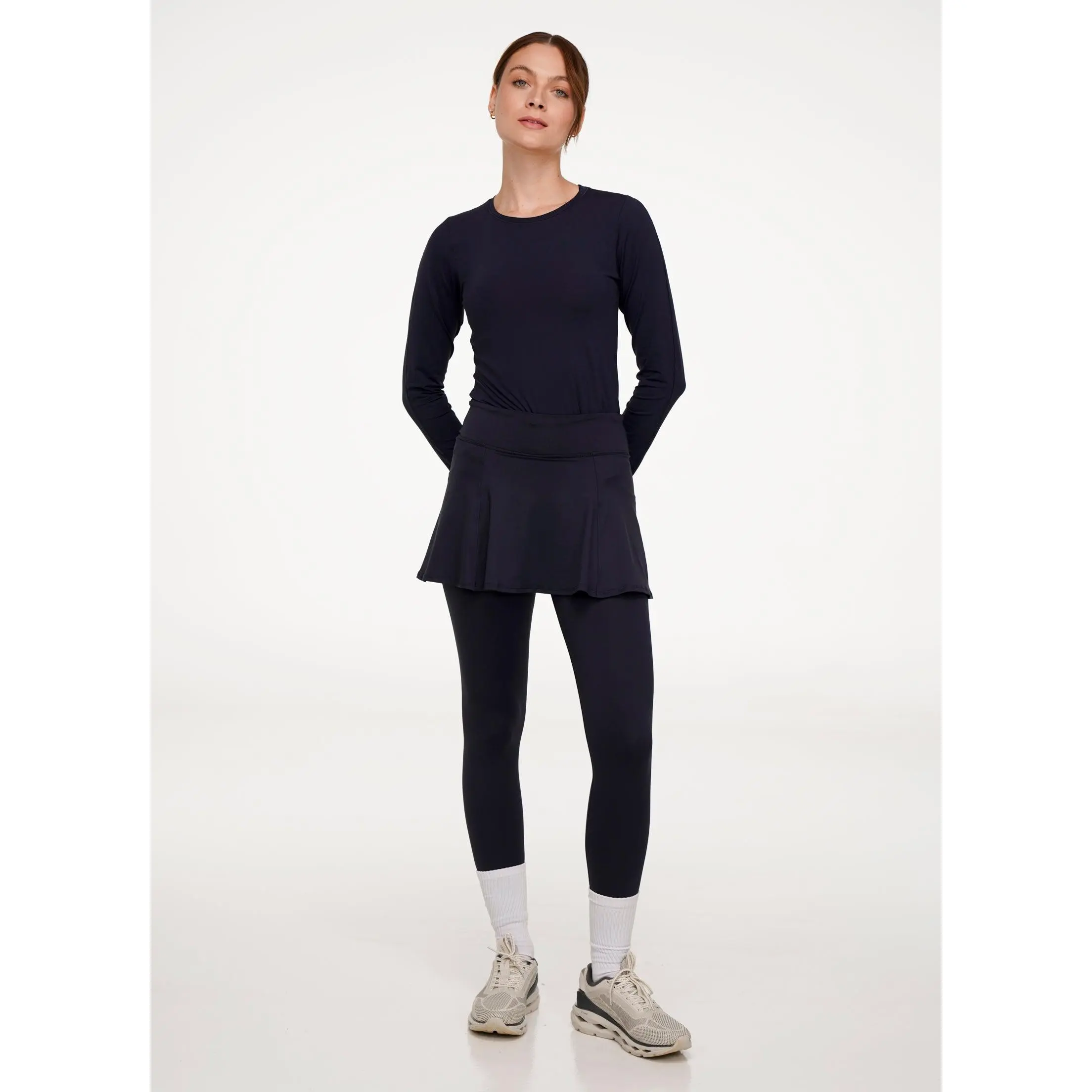 Skirted Legging (Black)