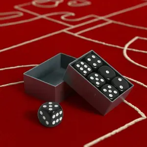 Super Fun Magic Dice Trick Set, 7 Dice and Box, Amazing Number Change Prediction Effect, Close-Up Stage Magic, Magician Stunts, Magic Tricks