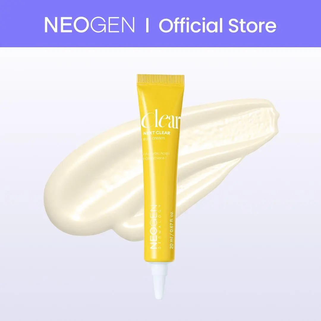 [NEOGEN] Next Clear Eye Cream 20ml | Korean Eye Cream for Dark Circles & Fine Lines | Vitamin C & Glutathione Brightening Under Eye Cream | Korean Skincare