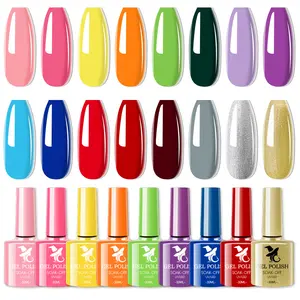 6-piece set of UV gel nail polish, toe oil, customizable nail polish, non-toxic gel nail polish for toes, eco-friendly and safe nail polish, for home manicure