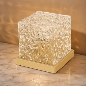USB Powered LED Aurora Wave Projection Night Light, 16 Color Changing Crystal Mood Lamp for Living Room Bedroom Home Decor Autumn Atmosphere Lighting