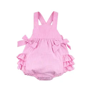Pink Gingham Skyler Bubble
