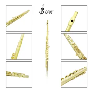 Slade Reed 16 Hole Flute C Key Copper Body, High-Quality Musical Instrument, Perfect for Professionals & Beginners