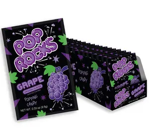 Pop Rocks Grape Popping Candy – Fizzy Candy Packs - 24 Pack