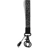 Portable Durable Alloy Wrist Lanyard Keychain - Men's Phone Accessories for Cellphone, Car Keys - Fashion Keychain Holder (Black Leopard)