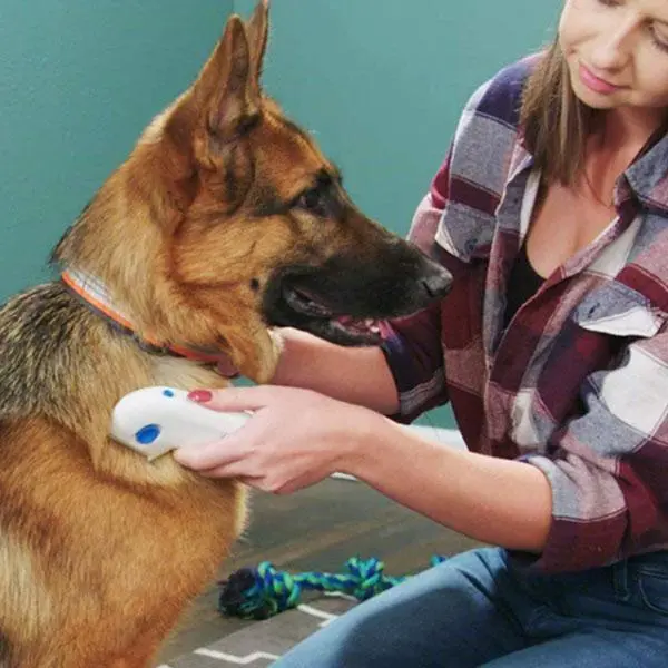 Electric Flea Comb for Dogs & Cats, Pet Lice & Flea Removal Grooming Comb with Suction, Chemical-Free Pesticide-Free, Gentle on Pet Skin, USB Rechargeable
