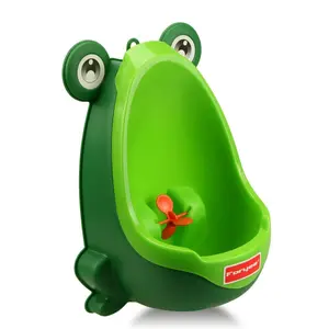 Cute Frog Potty Training Urinal for Boys with Funny Aiming Target - Perfect for Boys' Potty Training