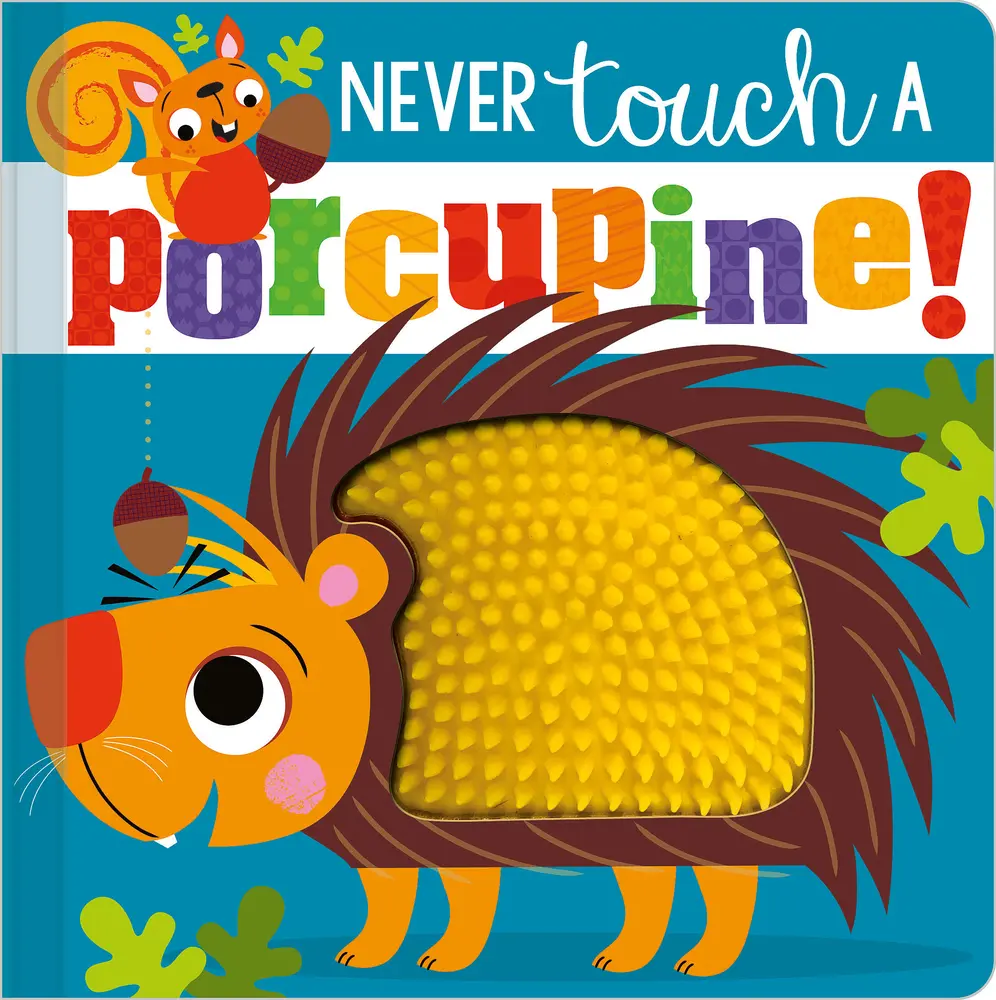 Used Interactive Baby Sensory Board Book - Never Touch a Porcupine! by Rosie Greening (English) - Babies Birthday Present, Stocking Stuffer