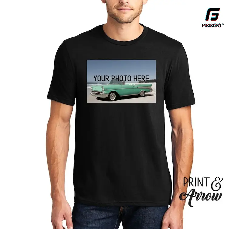 Custom Photo Shirt, Personalized Shirt, Custom Picture Tshirt, Custom Graphic Tee, Your Photo Shirt, Family Picture Tee, Logo Image, 5XL 6XL