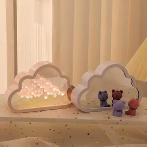 Valentine's Day Gifts - Tulip Lamp Infinity Mirror - Cloud Infinite Flower Lamps & Nursery Night Lights - Fully Assembled with Unique Design for Indoor & Outdoor Use