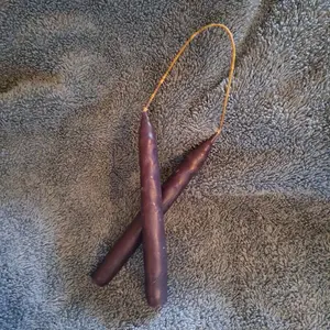 Black Hand Dipped Chime Candle