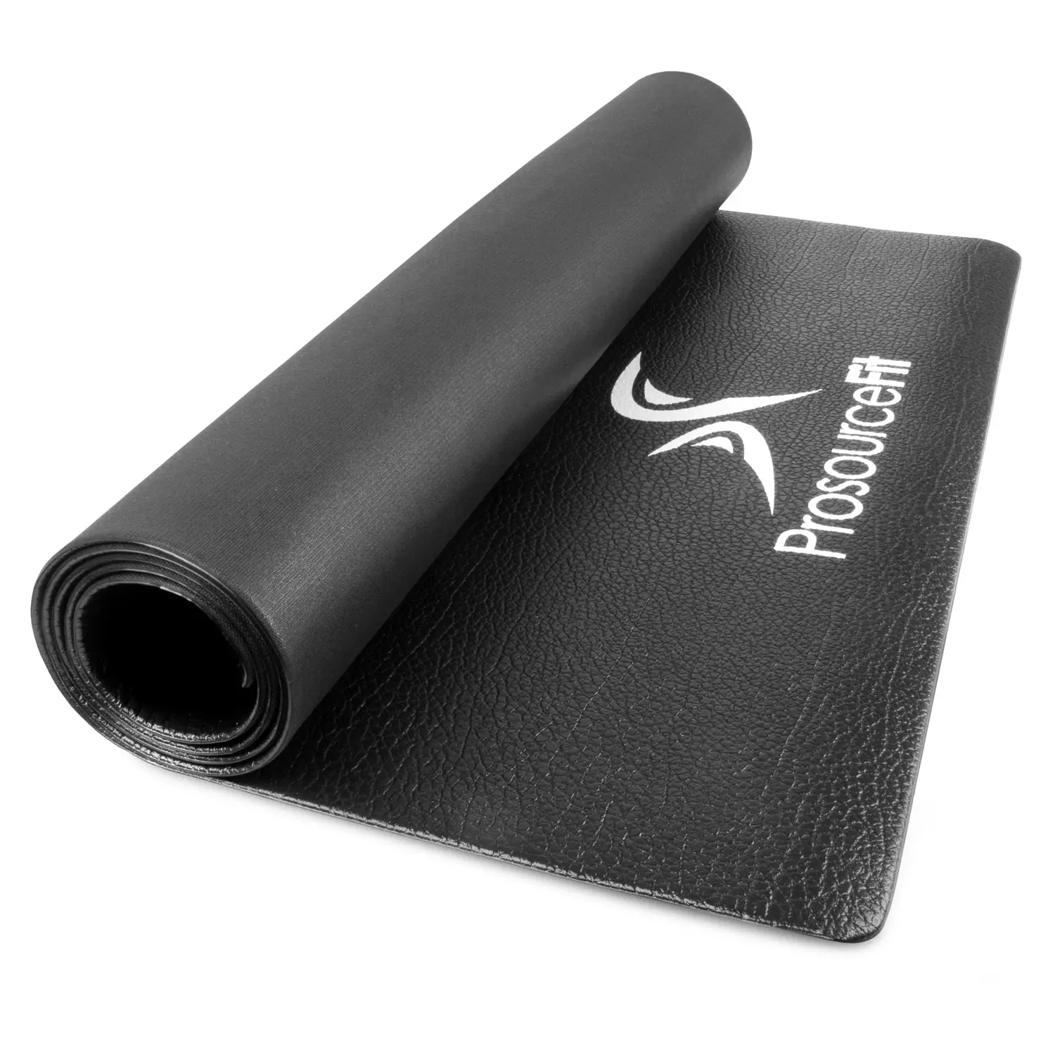ProsourceFit 4mm Durable PVC Exercise Equipment Mat - Sports Mat for Indoor Floor Protection, Fits Under Heavy Equipment, Guards Tile Floors, Garage Home Gym Accessories