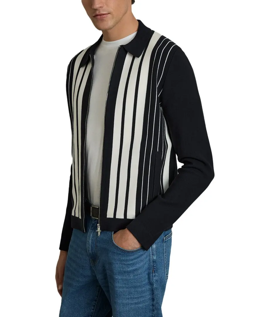 Reiss Ambient Zip Through St Sweater