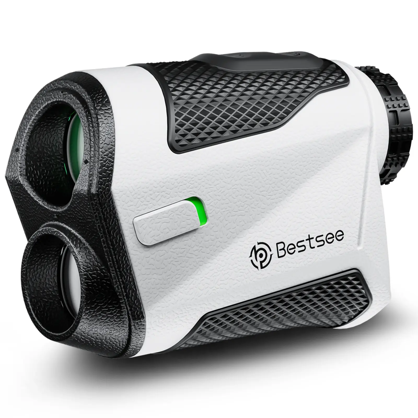 Bestsee Golf Rangefinder with Slope - 1500 Yards High Precision Flag Pole Locking 7X Magnification USB-C Rechargeable Magnet Strip Vibration Compact Lightweight