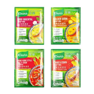 KNORR Nido Oriental Soup Mix/Crab & Corn Soup Mix/Hong Kong Style Hot & Sour Soup Mix/Golden Corn Cream Soup Mix, 3 Servings, 1.6 oz