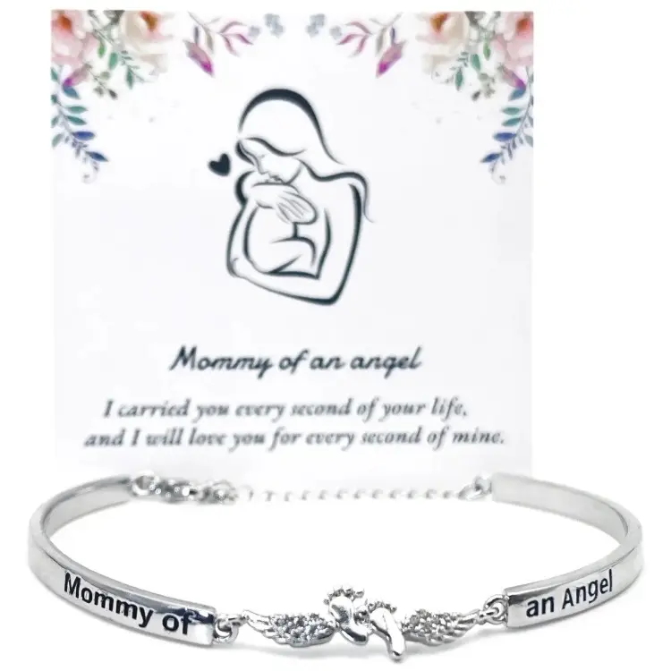 Letter & Wing Design Cuff bracelet, Fashionable Jewelry for Women, Elegant All-match Fashion Accessories for Daily Wear, Personalized Angel Ring, Engraved Ring