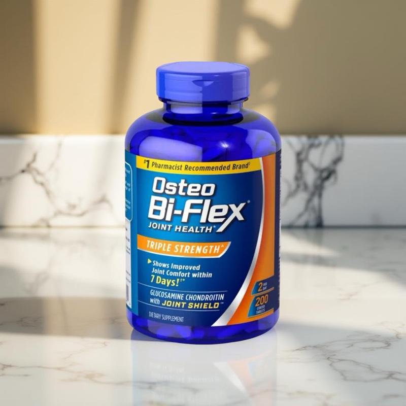 Puritan's Pride Double Strength Glucosamine & MSM – Compare To Osteo Bi-Flex (60 Caps)