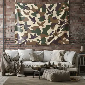 Wild Duck Camo Hunting Tapestry, HD Digital Printed Wall Hanging Tapestries, Multi-Use Wall Blanket for Bedroom Living Room, Perfect Backdrop Decor for Hunting Enthusiasts, Ideal Gift