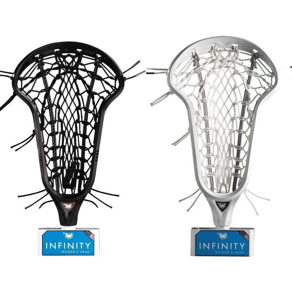ECD LACROSSE Infinity ELITE Pocket Lacrosse Head for Girls, Pre-Strung with Venom Mesh for Power, Control, and Finesse, Game, Fearless, Tough, Lightweight