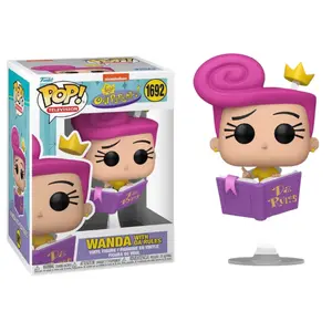 Funko Pop! Wanda w/ Da Rules Fairly Odd Parents 1692 Vinyl Figure in PopShield Protector