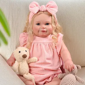 #Summervibes#DealsForYouDays BABESIDE Lifelike Reborn Baby Dolls 20Inch Fabric body+vinyl limbs Real Life Baby Dolls with Toy Accessories For kids Age 3+ Suitable gifts for Mother's Day Valentine's Day