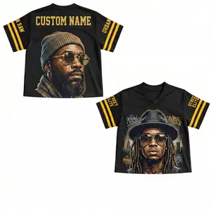 CUSTOM NAME Urban Street Elite Jersey – Raw Drip Legacy / All-Over Print Pique & Mesh Football Jersey