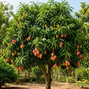 Mango Tree Seeds for Growing, Tropical Fruit Seeds for Home Garden, Patio, Backyard and Indoor Potted Plants