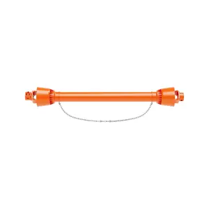 Heavy Duty PTO Shaft for Tractor 1-3/8" 6 Spline Round End Series 4 Telescopic 43"-61" for Brush Hog Rotary Cutter Finish Mower