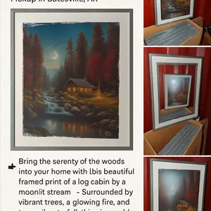 Rustic Cabin Wall Art – Brand New – $25 Pickup in Batesville, AR