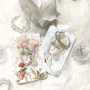 2 Pcs/set Korean Comics Dear00 Lomo Card HD Photo Card Postcard Fans Friends Collection Decorative Cosplay Gift