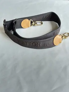 Pre-owned Louis Vuitton Nylon Small Leather Goods Jacquard Monogram Adjustable Shoulder Strap Brown 83455 3