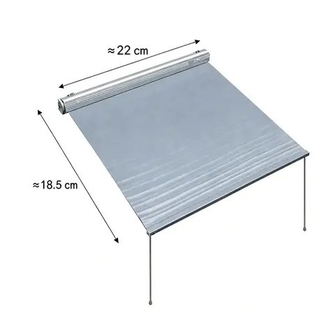 FMS Hobby Scalematch 1:8/1:10 RC Crawler Plastic Display Canopy Set - Universal Mountable Outdoor Simulated Rest Shelter, RC Climb Car Scene Decor Camping Accessory (Car Not Included), Scalematch 1:8/10