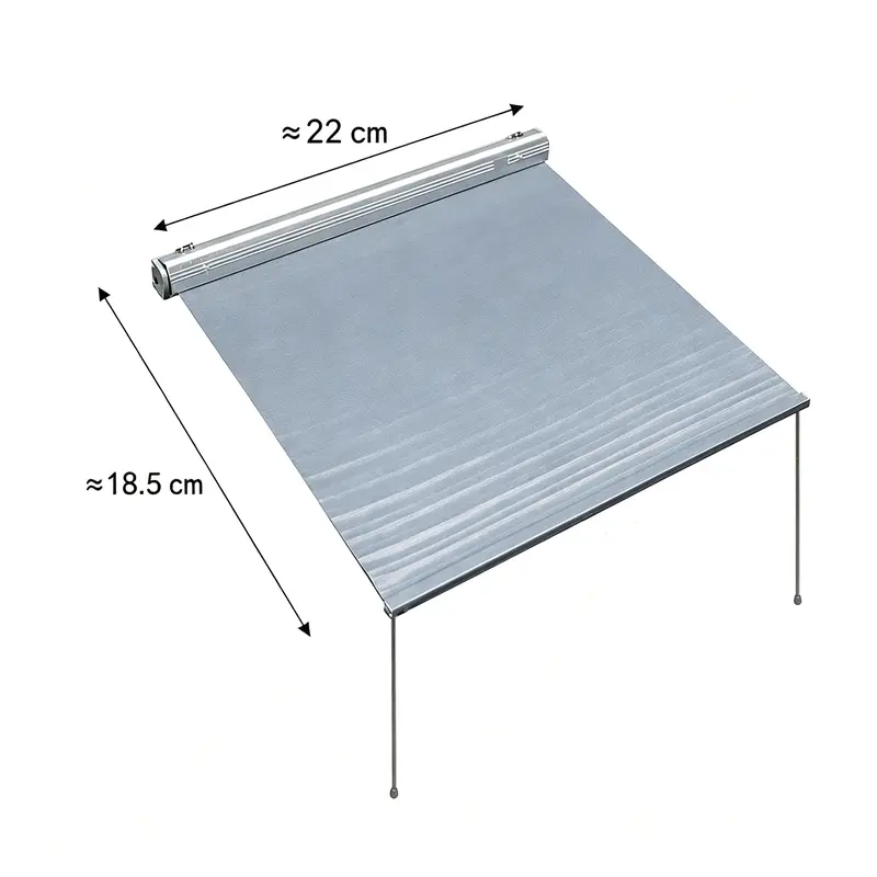 FMS Hobby Scalematch 1:8/1:10 RC Crawler Plastic Display Canopy Set - Universal Mountable Outdoor Simulated Rest Shelter, RC Climb Car Scene Decor Camping Accessory (Car Not Included), Scalematch 1:8/10