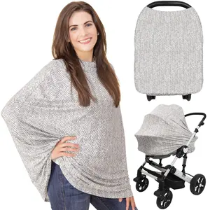 KeaBabies Nursing Cover, Breastfeeding Cover for Women - Baby Car Seat Canopy Girl, Boy, Multi-Use Baby Carseat Canopy, Breastfeeding Essentials for Nursing, Breathable, Lightweight & Soft