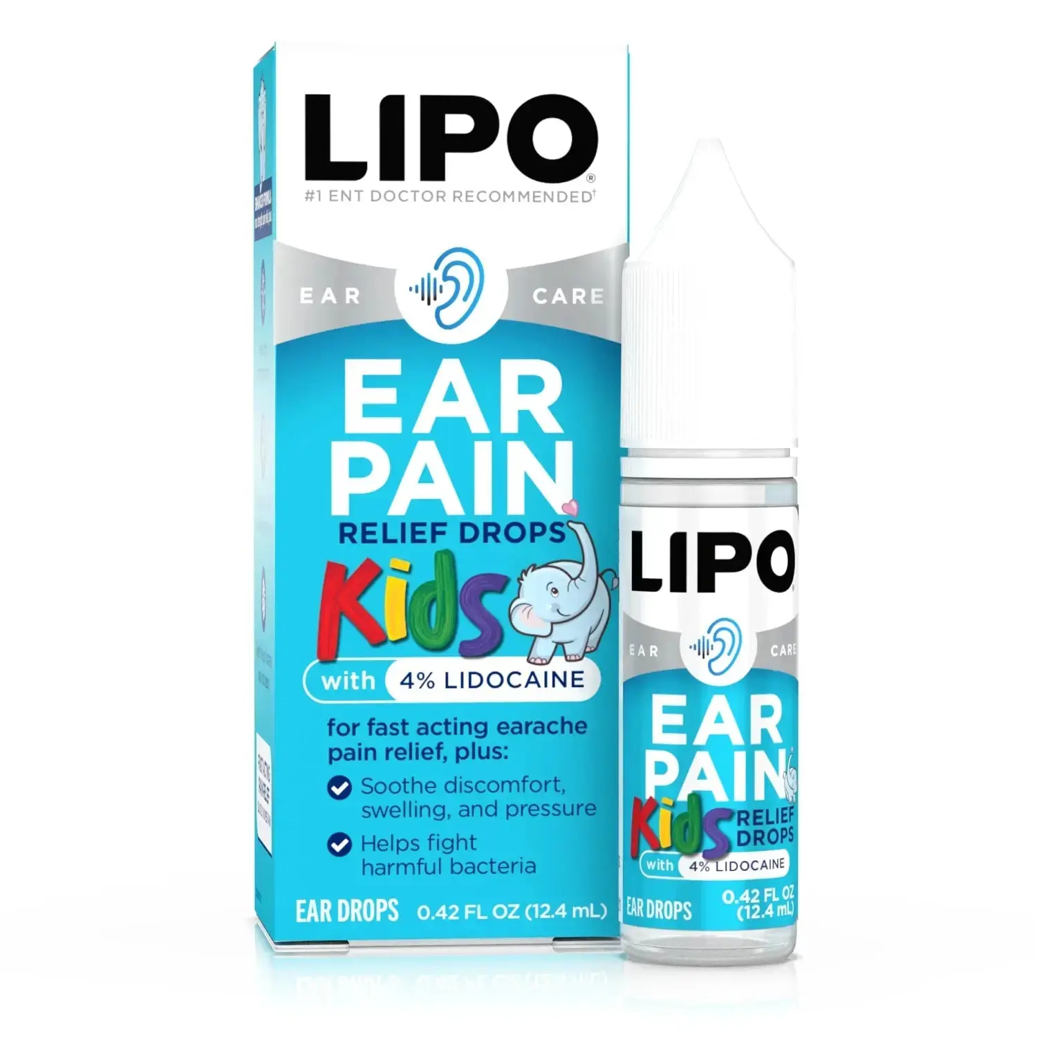 LIPO Kids Ear Pain Relief Drops