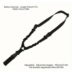 Adjustable Multi-Purpose Strap with Sturdy Metal Buckles for Outdoor Gear Fitness Equipment & Casual Use 100cm Length Durable Construction