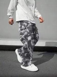 Boys' Teen Casual Fashion Streetwear Everyday Versatile Camo Trendy Workout Outdoor Multi-Pocket Cargo Pants School Age 8-16 Yrs Spring Summer Autumn Winter Back-to-School Season