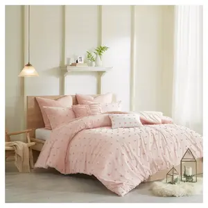 Urban Habitat 5-Piece Comforter Set Cottage Hypoallergenic, Pink, Twin/TwinXL